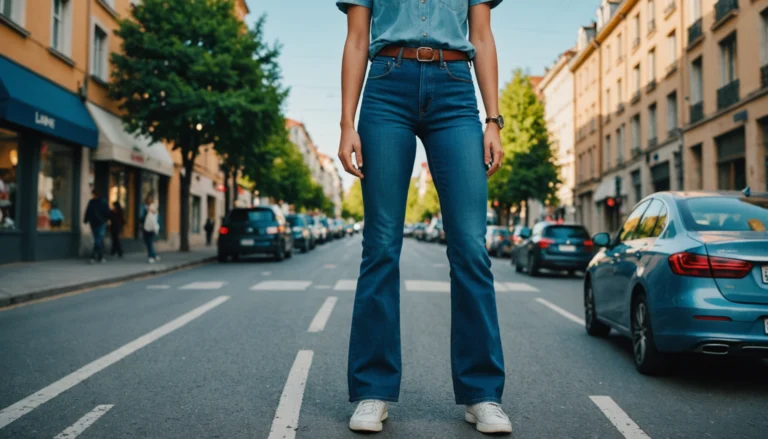 Mode Femme : Jean Flare Levi’s et pantalon fluide Zara pour morphologie poire